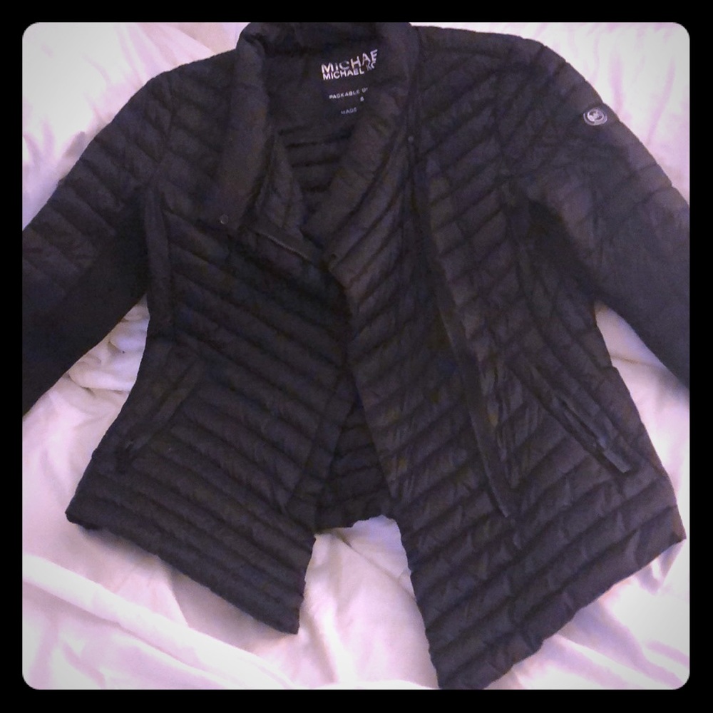 Michael Kors Black Down Jacket
